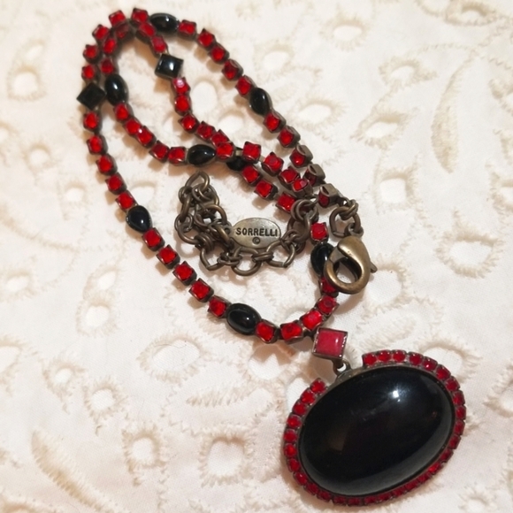 Vtg Sorrelli Swarovski Crystal Necklace - Picture 7 of 7